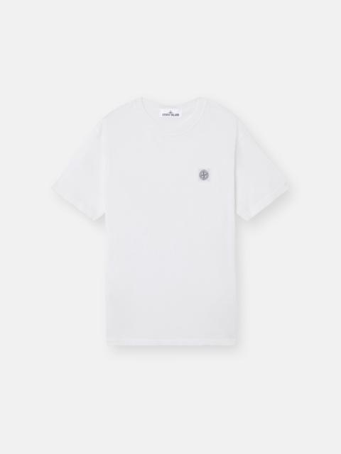 Stone Island 2100029 ORGANIC COTTON JERSEY 'FISSATO' EFFECT
