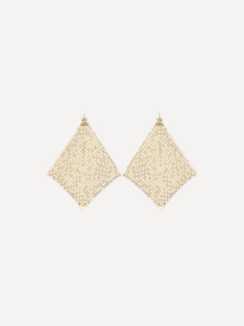 rabanne Pixel Chainmail Earrings