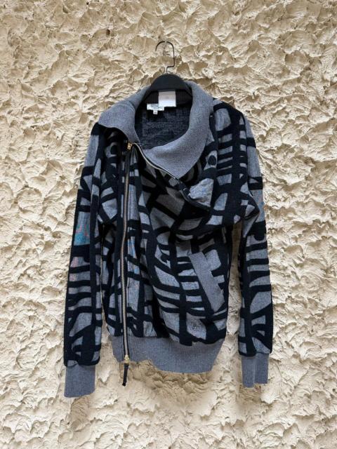 Vivienne Westwood Vivienne Westwood Deconstructed Drape Collar Asymmetric Pull Jacket
