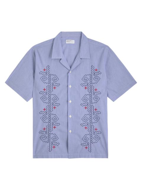 Universal Works Universal Works Road Fine-striped Cotton Shirt