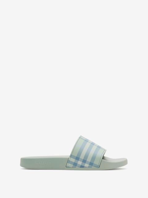 Burberry Check Slides