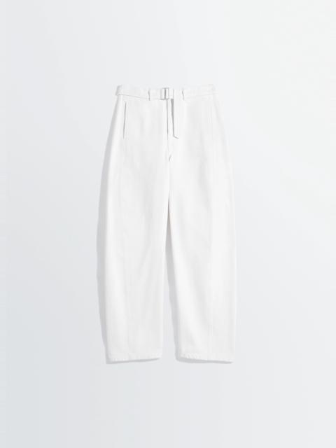 Lemaire TWISTED BELTED PANTS IN DENIM