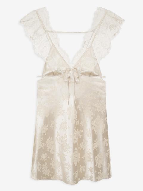 For Love & Lemons Audrey Mini Slip Dress