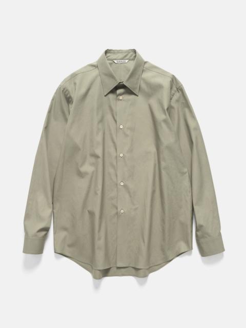 AURALEE Washed Finx Twill Shirt Olive