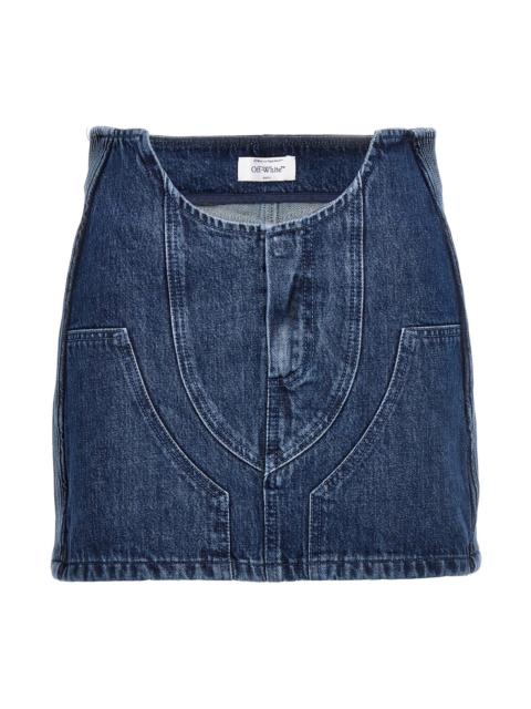 Off-White 'Motorcycle' miniskirt