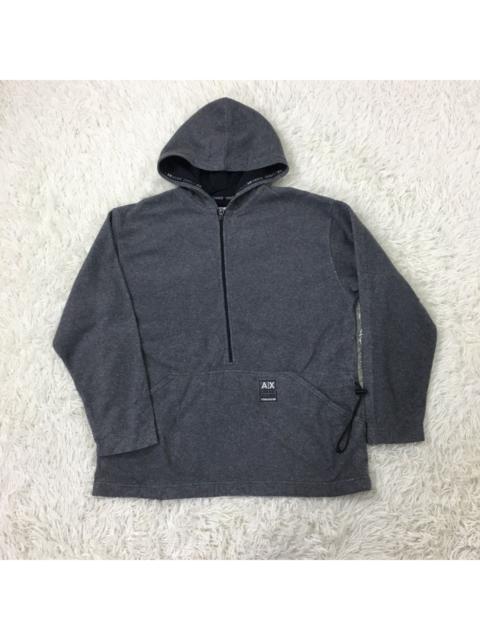 Other Designers Made In Usa - Armani Exchange 1/2 Zip Up Hoodie Fleece