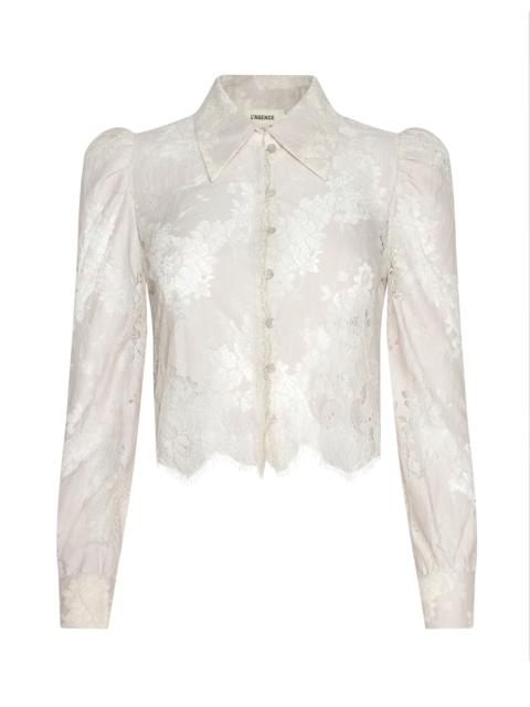 L'AGENCE Anita Lace Blouse