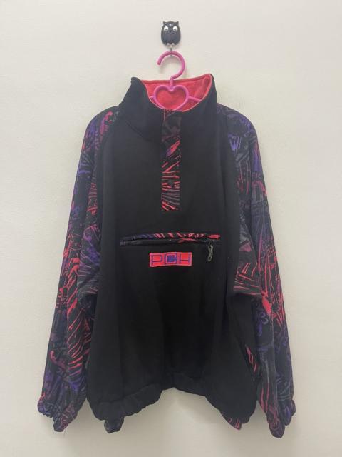 Other Designers Rare Vintage PCH PACIFIC COAST HIGHWAY Half Button Neon