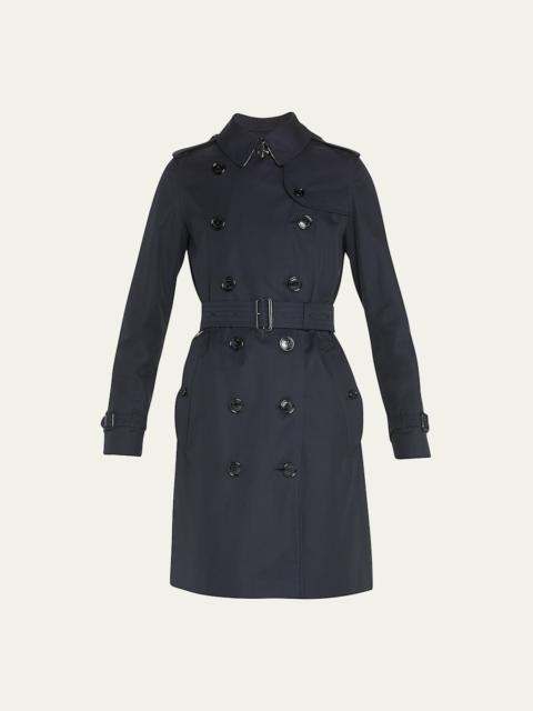 Burberry Kensington Heritage Belted Long Trench Coat