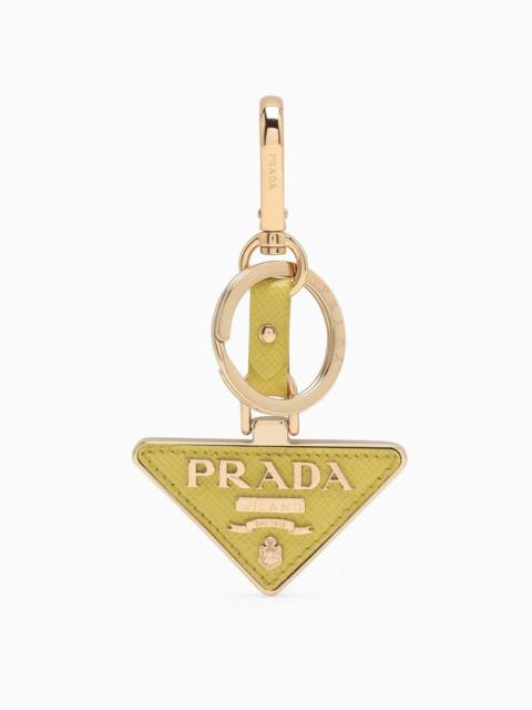Prada Cedar Logo Triangle Key Case