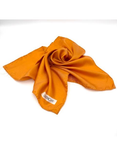 Givenchy Givenchy Orange Silk Scarf
