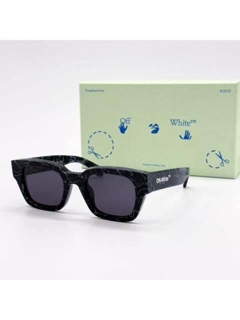 Off-White NEW OFF-WHITE ZURICH 107 BLACK MARBLE UNISEX SUNGLASSES