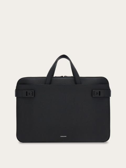 FERRAGAMO Business bag with Gancini buckles