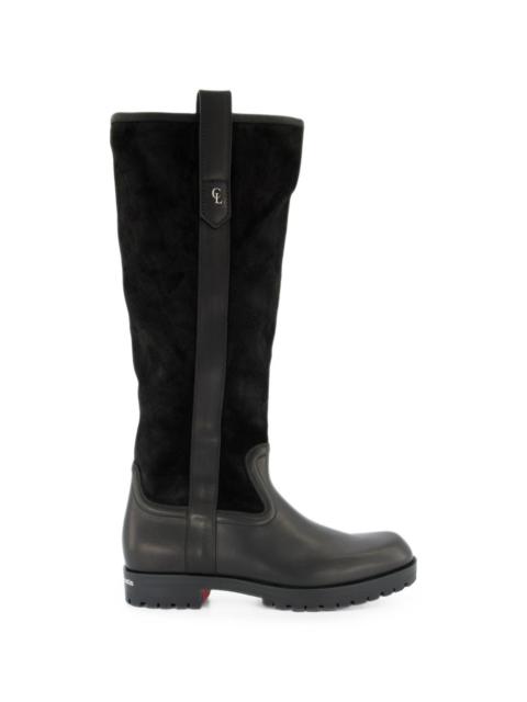 Christian Louboutin Christian Louboutin Men Slouch Flat Leather Boots