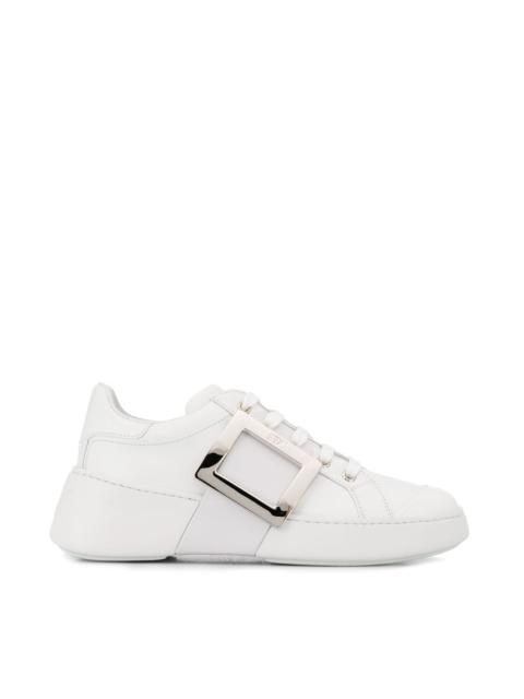 Roger Vivier Viv Skate leather sneakers