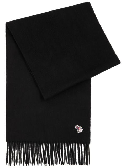 Paul Smith Zebra-logo Wool Scarf