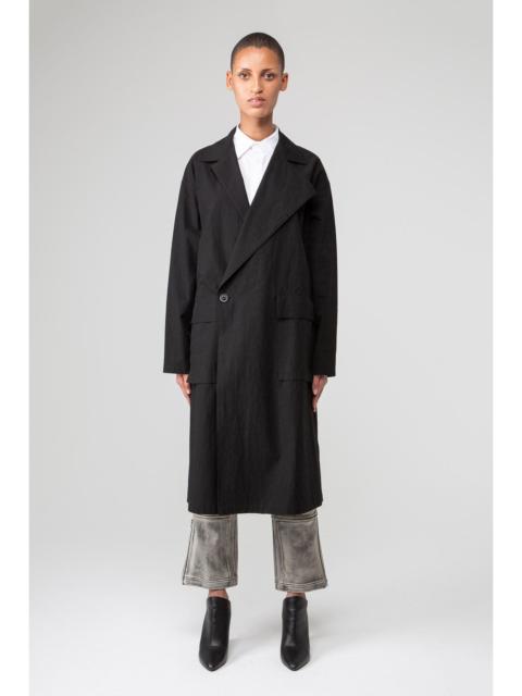 Yohji Yamamoto $1350 NWT Yohji Yamamoto Y's O-Flap Duster Coat