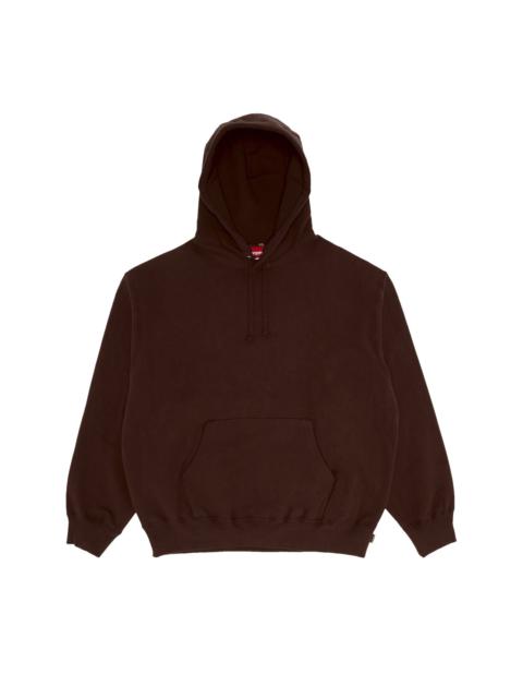 Supreme Satin Appliqué Hooded Sweatshirt 'Brown'