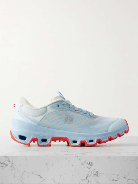 + ON CLOUDVENTURE 2.0 rubber-trimmed recycled-mesh sneakers Light blue