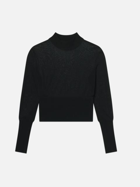 FRAME The Sleek Sweater in Black