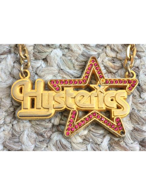 Hysteric Glamour Hysteric Glamour Swarovski Spellout Logo Necklace