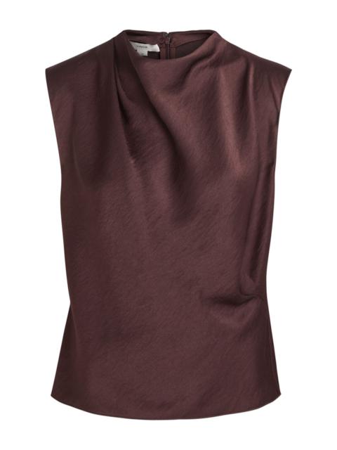 Vince Vince Draped Satin top