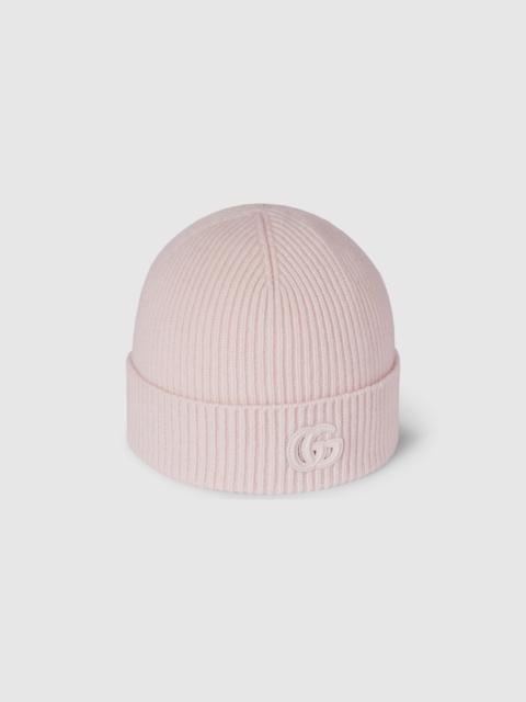 GUCCI Cashmere hat with patch