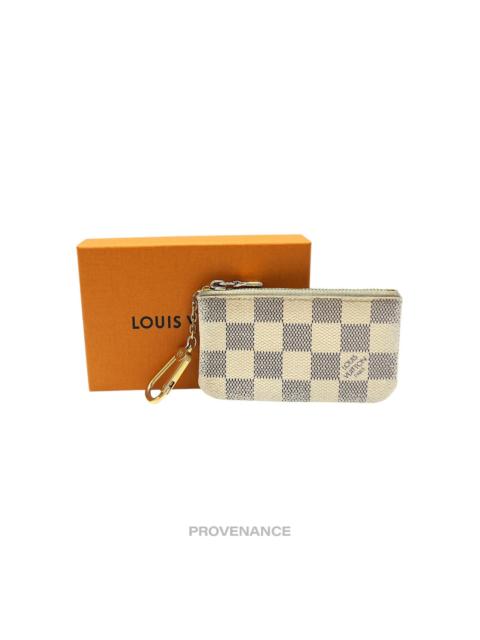 Louis Vuitton Louis Vuitton Key Pouch Cles - Damier Azur