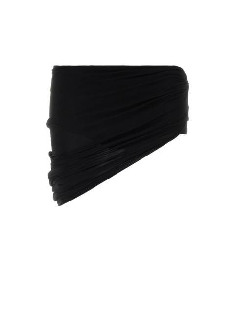 GUCCI GUCCI Black Stretch Jersey Mini Skirt New & Authentic (Women