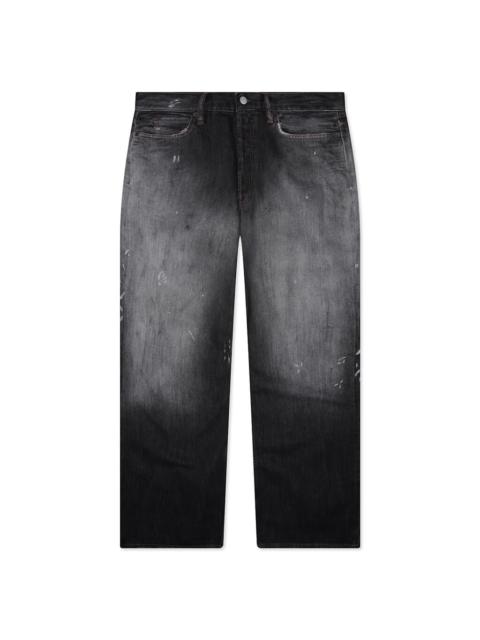 Acne Studios 1981 U BLACK TRAFALGAR LOOSE FIT JEANS - BLACK