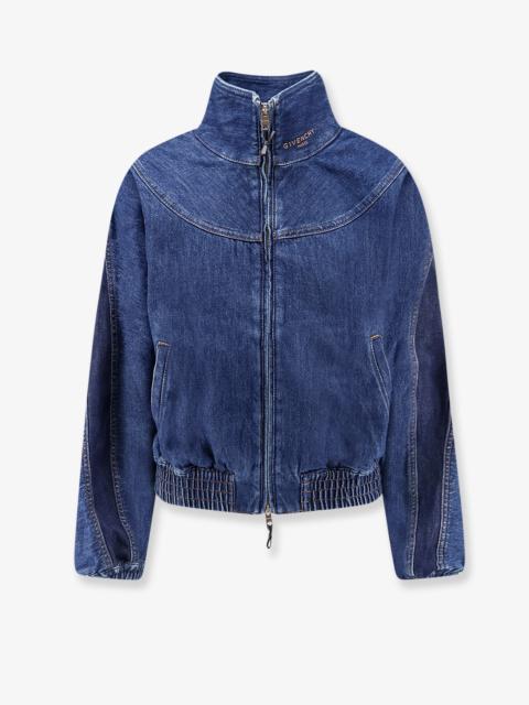 Givenchy Givenchy Denim Jacket With Embroidered Lettering Logo