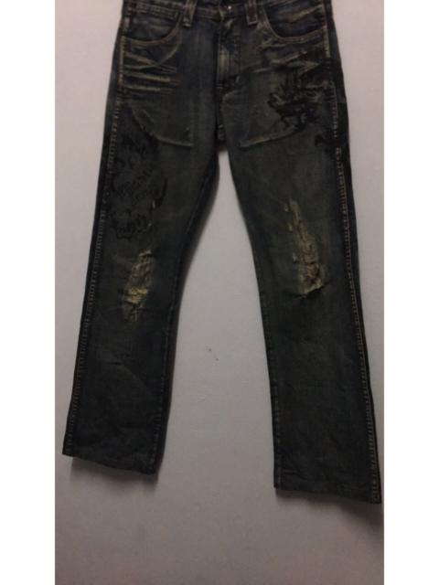 Other designers Japanese Brand- Semantic Design Distressed Denim ISWN