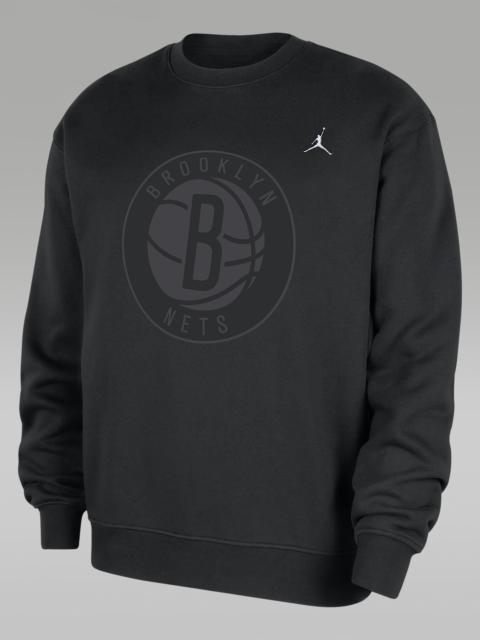 Jordan Brooklyn Nets Statement Essentials Men's Jordan NBA Fleece Crew-Neck Sweatshirt