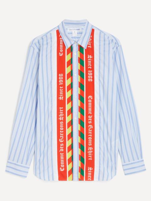 Comme des Garçons SHIRT Striped Football Scarf Shirt