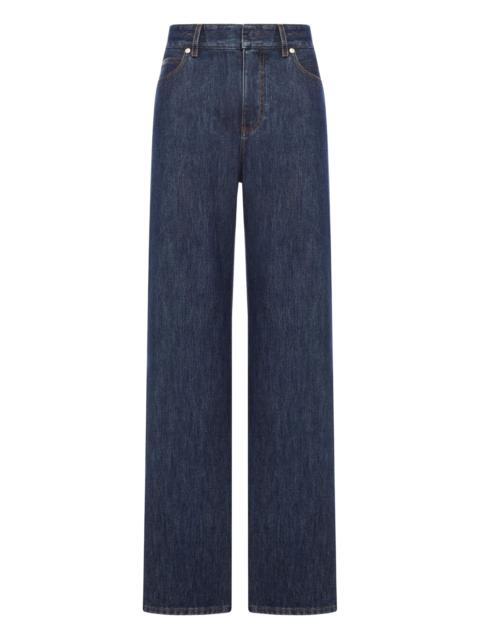 FENDI Fendi Textured Denim Jeans