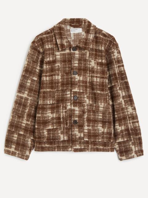 Universal Works Sand Patch Check Fleece Chore Jacket