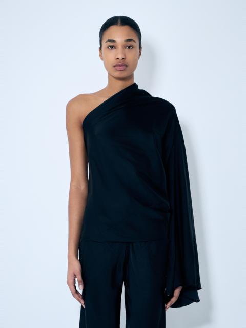 Rick Owens Satin One-Sleeve Top