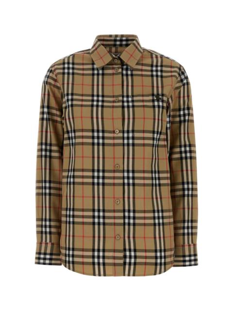 Burberry Burberry Women Embroidered Cotton Shirt