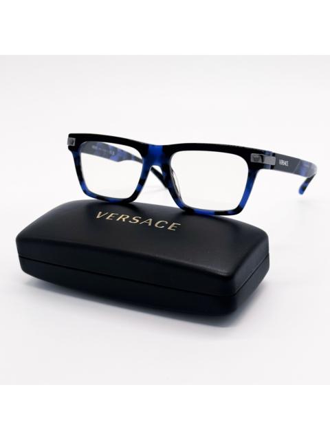 VERSACE NEW VERSACE EYEGLASSES VE3354 5460 BLACK/BLUE MEN EYEWEAR