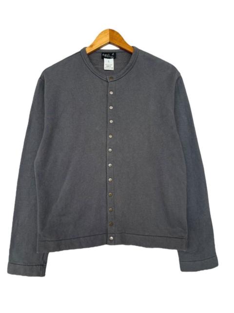 agnes b. - Vintage Agnes B Snap Button Grey Sweater