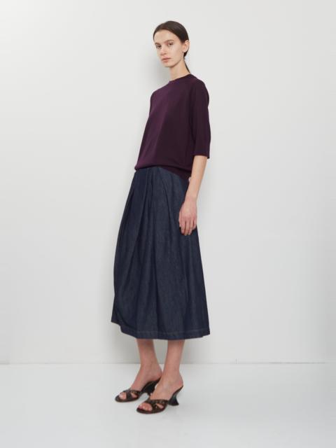 Dries Van Noten Sonista Cotton Denim Skirt