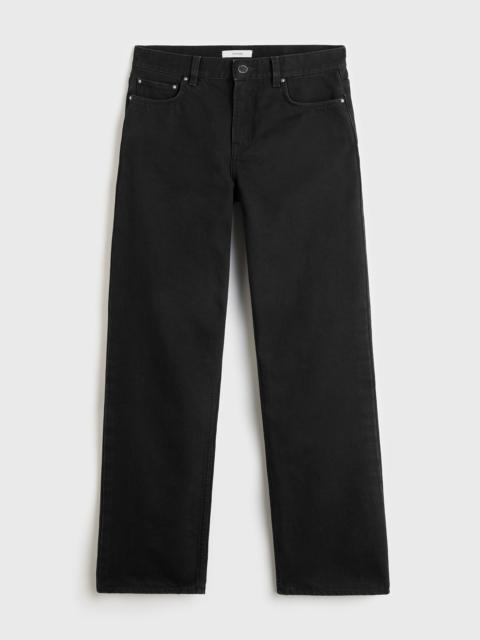 TOTEME Low straight denim black
