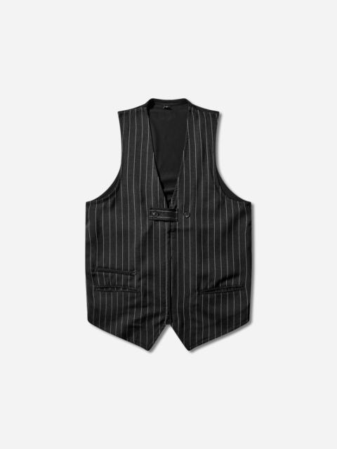 Y-3 Y-3 Sport Uniform Pinstripe Tailored Vest Black