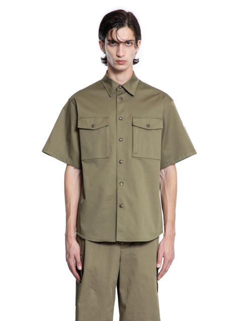 Moncler Cotton-Gabardine-Short-Sleeve-Shirt
