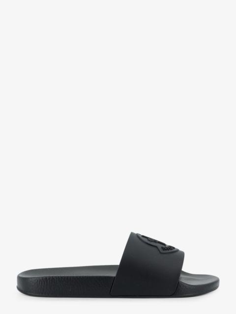 Moncler Moncler Basile Rubber Sandals Black