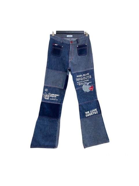Hysteric Glamour Japanese Brand ANGEL BLUE Denim Hagi Jeans