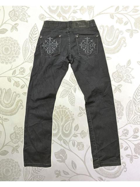 Archival Clothing - Faith Connexion Black Denim Jeans Made In Japan