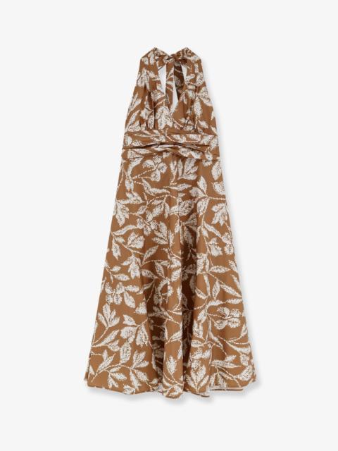 Max Mara Max Mara Mxmebella Printed Cotton Dress