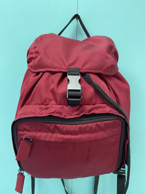 Prada Authentic Prada Red Tessuto Nyalon Bag
