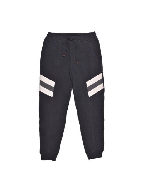 Brunello Cucinelli Brunello Cucinelli Men'S Anthracite Two-Tone Athletic Trousers